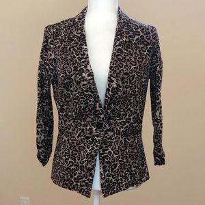 Cheetah Print Blazer